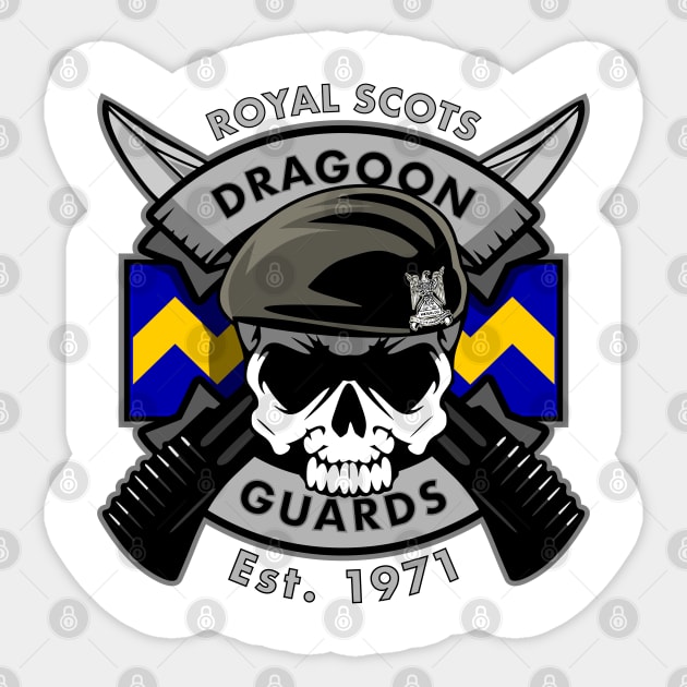 Royal Scots Dragoon Guards Sticker by TCP